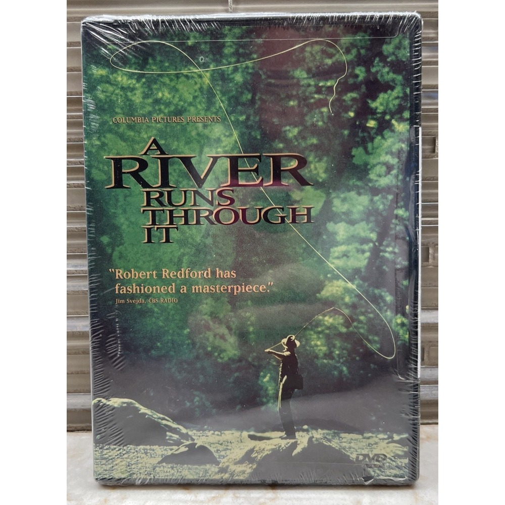 A River Runs Through It DVD Video '92‎ Brad Pitt Directed By Robert Redford New